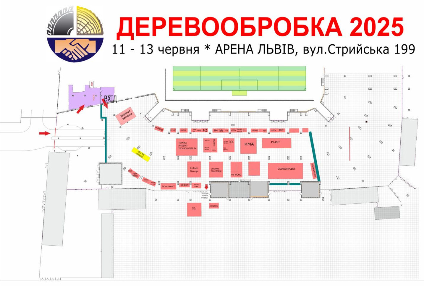 Стенд на мапі виставки